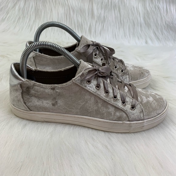 ***SOLD*** DV Dolce Vita Velvet Lace Up Sneaker - Picture 4 of 7